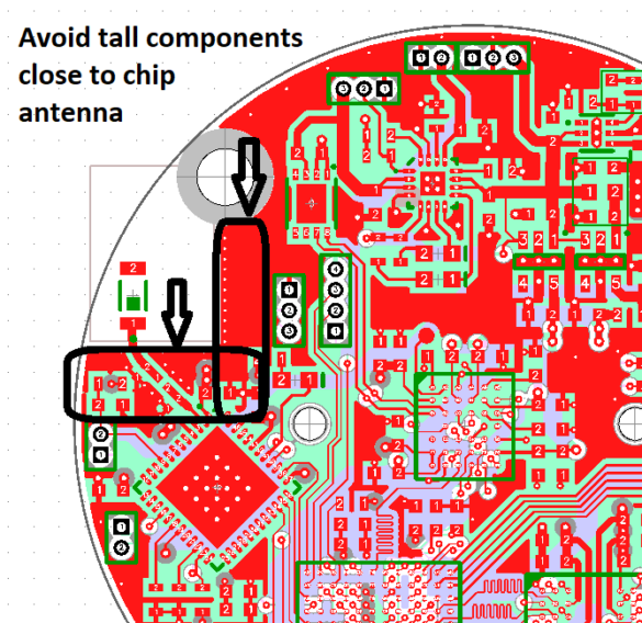 Chip Antenna PCB Layout (Bluetooth and WiFi) PCB Artists