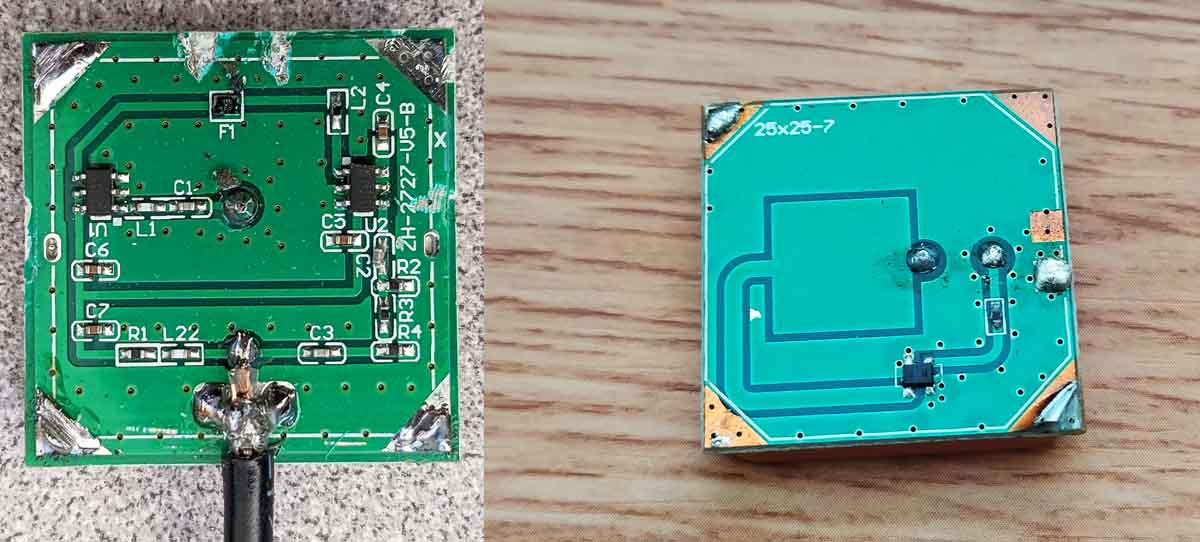 active passive gps antenna comparison teardown
