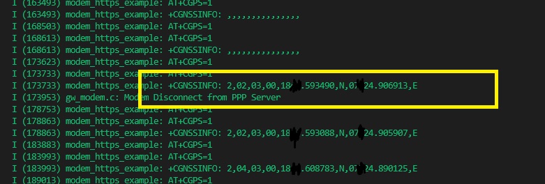 cold start gps position fix on sim7600 modem